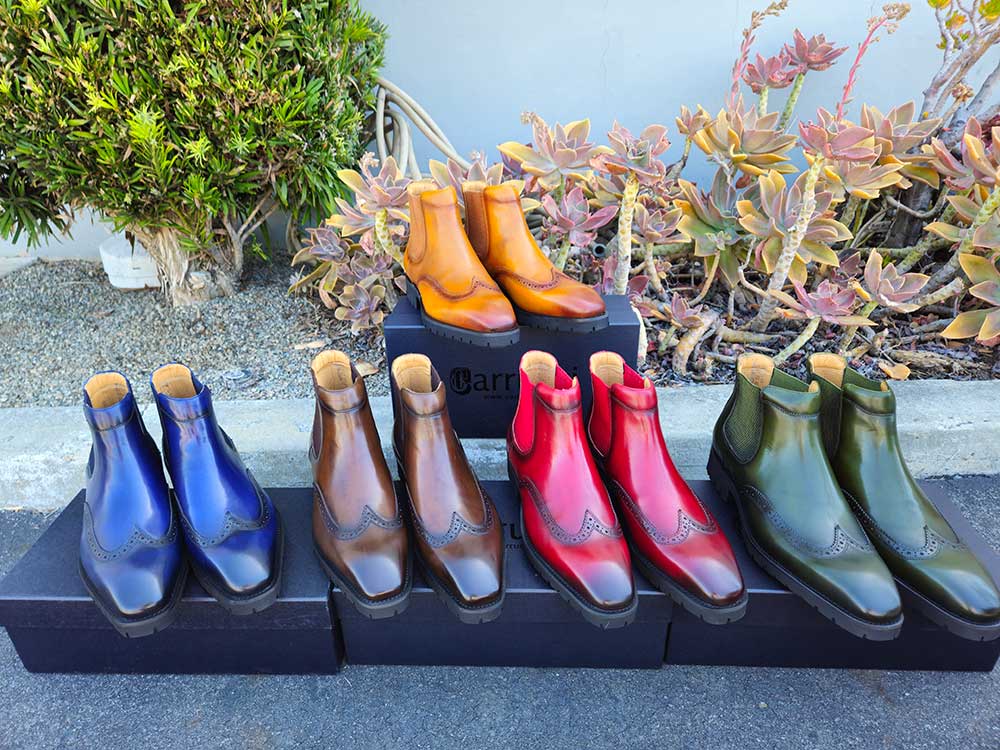 Lug Sole Chelsea Boot with Wingtip Toe - Image 24