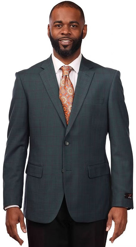 Vitali Bottle Slim Fit Vested Suit M1805