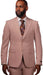 Vitali BLUSH Solid Vested Modern Fit Suit M1888