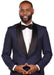Vitali One Button Peak Lapel Best Designer One Button Navy Tuxedo Suit For Men M2505