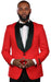Vitali One Button Peak Lapel Best Designer One Button RedTuxedo Suit For Men M2505