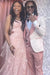 Graduation Suit - Men's One Button Vested Paisley Prom & Wedding Tuxedo with Satin Vest and Pants in Pink