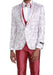 (36R, 50R) Slim Fit 3 Piece Pink Tuxedo