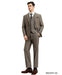 Tweed 3 Piece Suit - Tweed Wedding Suit Big and Tall Tweed Suit Slim Fitted Herringbone Fabric Plus Size Men's Suits For Big Guys