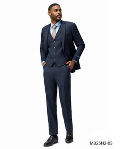 Tweed 3 Piece Suit - Tweed Wedding Suit Big and Tall Tweed Suit Slim Fitted Herringbone Fabric Plus Size Men's Suits For Big Guys