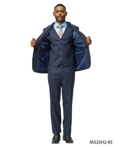 Tweed 3 Piece Suit - Tweed Wedding Suit Big and Tall Tweed Suit Slim Fitted Herringbone Fabric Plus Size Men's Suits For Big Guys