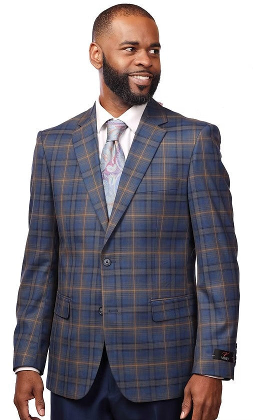 Vitali BLUSH Solid Vested Modern Fit Suit M1888 main image 0