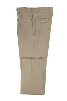 Tiglio Luxe Tan Semi-Wide Leg Wool Marbella Dress Pants TIG1004
