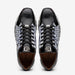 Marco Di Milano Portici Men's Shoes Newspaper & Black Exotic Lizard / Crocodile Casual Sneakers