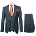 Rossi Man MAX RM1788 Slim Fit 3-Piece Suit – Stylish Formalwear for Men
