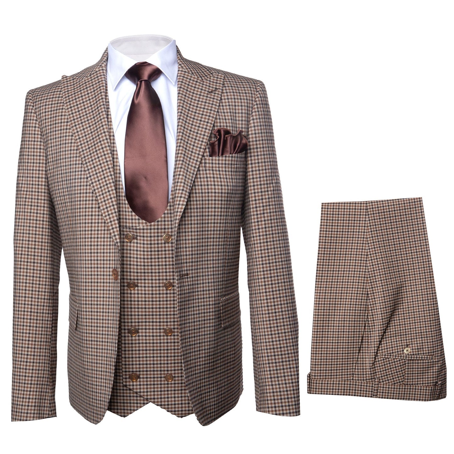 Rossi Man MAX RM1839 Slim Fit 3-Piece Suit – Stylish Formalwear for Men