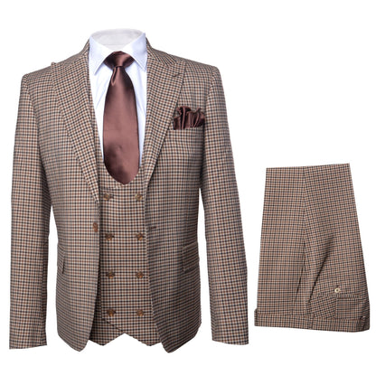 Rossi Man MAX RM1839 Slim Fit 3-Piece Suit – Stylish Formalwear for Men
