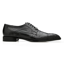 Belvedere Martino Black Genuine Alligator Luxury Shoe