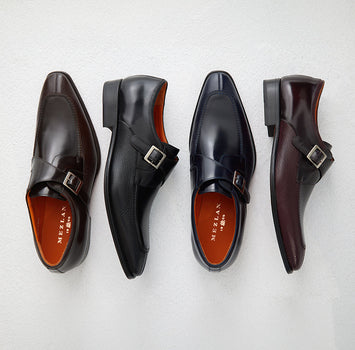 Mezlan Pego Monk Strap - Luxury Italian Leather Shoes