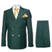 Double Breasted Slim Fit Suit 2 on 6 Modern Formal Ensemble ROSSI MAN Milano RM1190