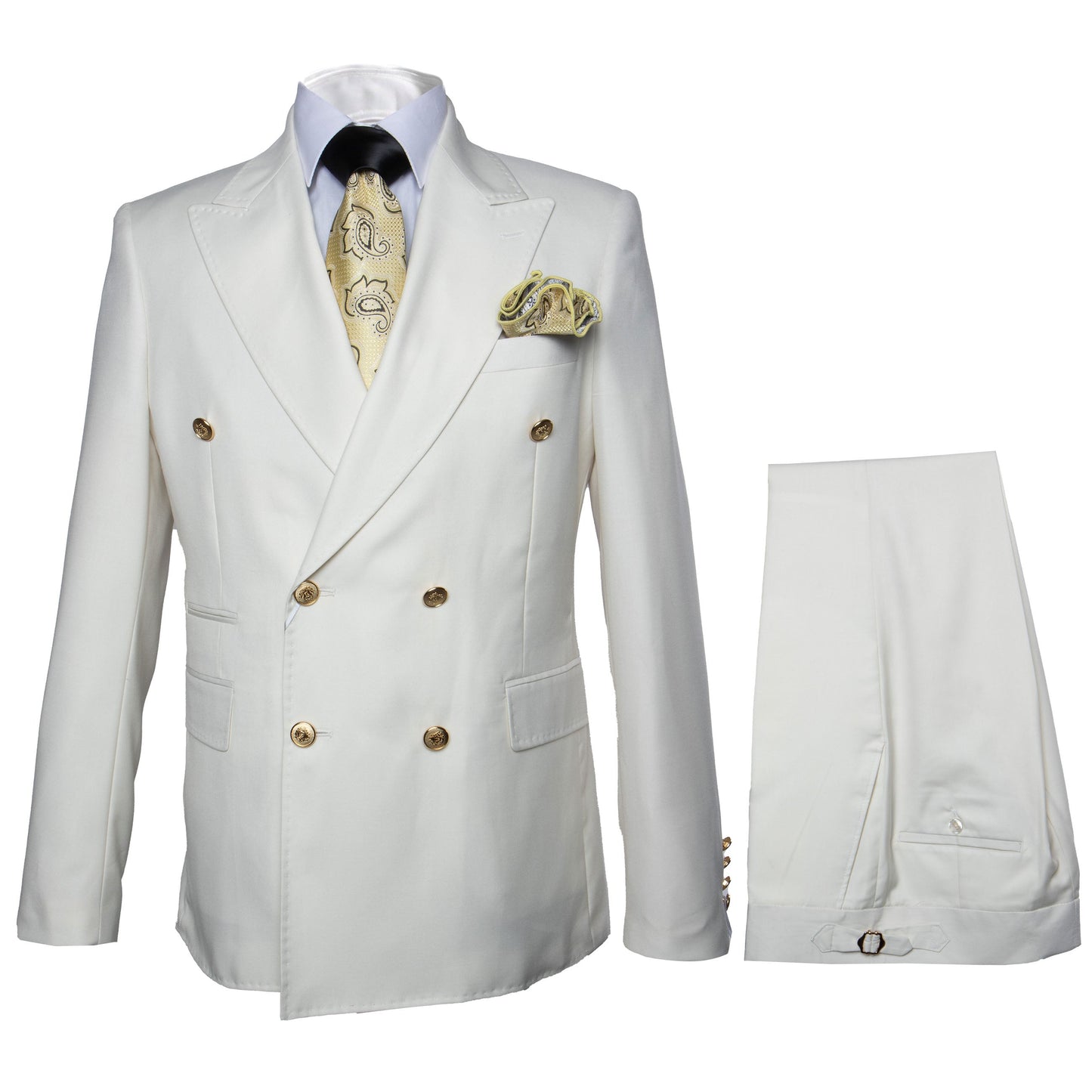 Off-White Double-Breasted Suit