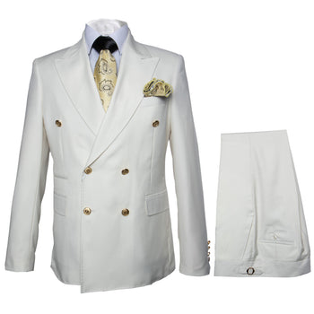 Off-White Double-Breasted Suit