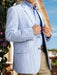 Blue Striped Seersucker Jacket