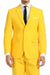 Mens Easter Suit - Jacket and Pants in Summer Color Yellow Modern Fit Light Weight