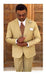 Church Suit - Fashion Suit - Dark Gold - Khaki Suits - 1920s 1930s Suit