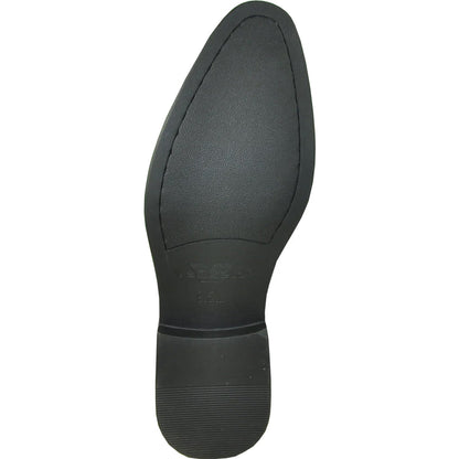 Mens 1920's Gangster Wingtip Dress Shoe in Black and White