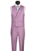 Mens Easter Suit - Jacket and Pants in Summer Color Lavender Sharkskin Modern Fit Light Weight