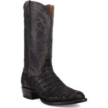 Dan Post Men’s Makara Genuine Caiman Black 13” Medium Round Toe Leather Boot