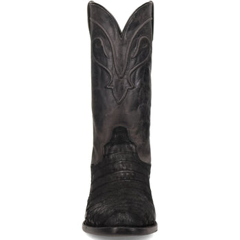 Dan Post Men’s Makara Genuine Caiman Black 13” Medium Round Toe Leather Boot - Image 3