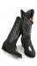 Men’s King Exotic Black Stingray Snip Toe Boots, Single Stone Handmade Western Dress Boots