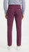 Men’s slacks Wine Ganagster Chalk Striped ~ Pinstripe 1920's Style Flat Front or  Pleated Pants Available In Big And Tall unhemmed unfinished bottom