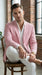 Men’s Light Red Seersucker Blazer Jacket with Notch Lapel, Dress Casual Sport Coat