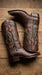 Los Altos Caiman Tail Cowboy Boots for Men – Faded Brown Pointed Toe Western Boots