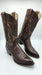 Los Altos Caiman Tail Cowboy Boots for Men – Faded Brown Pointed Toe Western Boots