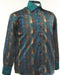 Green Clubwear Shirts With Button Cuff