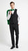Men’s Emerald Green Tuxedo with Black Shawl Lapel, Black Vest and Pants – Formal 3 Piece Prom Wedding Suit