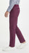 Men’s slacks Wine Ganagster Chalk Striped ~ Pinstripe 1920's Style Flat Front or  Pleated Pants Available In Big And Tall unhemmed unfinished bottom