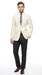Men’s Ivory Cream Off White 2 Button Blazer, Formal Wedding Dinner Sport Coat Jacket