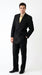 Men’s Black Pinstripe Double Breasted Suit, Super 120s Acrylic Rayon Formal Dress Suit