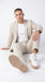 Los Altos Men’s White Caiman and Ostrich Skin Casual Sneakers, Exotic Leather Lace Up Shoes