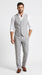 Men’s Light Grey Linen Vest and Pants Set, Beach Wedding Summer Formal Outfit