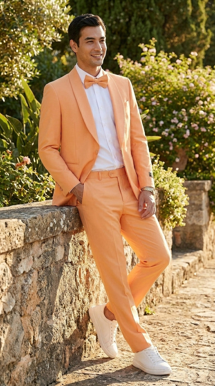Orange Suits for Prom for Every Occasion