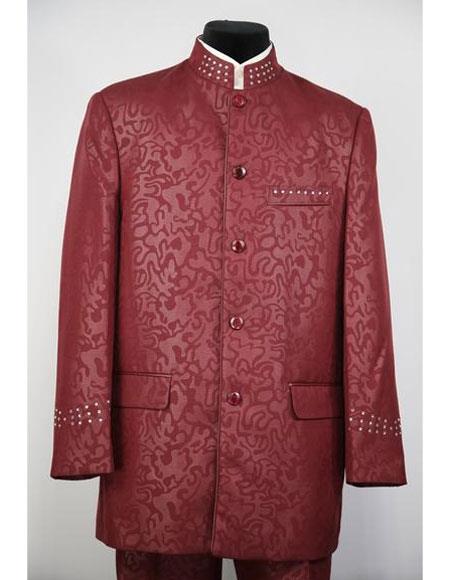 Wine Color Suit for Men