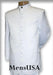 Best Quality Pure Snow White Mandarin Collar Tuxedo Suit Light Weight Soft Fabric