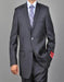 Mantoni Suit - Signature Menswear Wool Fabric SuitsOutlet - Brand Men's Charcoal Grey 2-button Suit - High End Suits - High Quality Suits