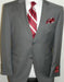 Mantoni Suit - Signature Menswear Wool Fabric SuitsOutlet - Brand Gray Suit - High End Suits - High Quality Suits