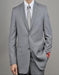 Mantoni Suit - Signature Menswear Wool Fabric SuitsOutlet - Brand Men's Grey Birdseye 2-button Suit