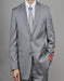 Mantoni Suit - Signature Menswear Wool Fabric SuitsOutlet - Brand Grey 2-button Suit - High End Suits - High Quality Suits