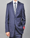 Mantoni Suit - Signature Menswear Wool Fabric SuitsOutlet - Brand Men's Dark Navy Blue Suit For Men 2-button Suit  - High End Suits - High Quality Suits