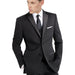 Tiglio Black Wool 2-button 2-Piece Tuxedo