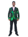 Mardi Gras Outfits For Men - Green ~ Black
